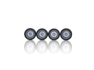 164 Lifestyle Customs - Shogun ( Mesh ) 'All Deep' - Wheel Set with Tires & Axles