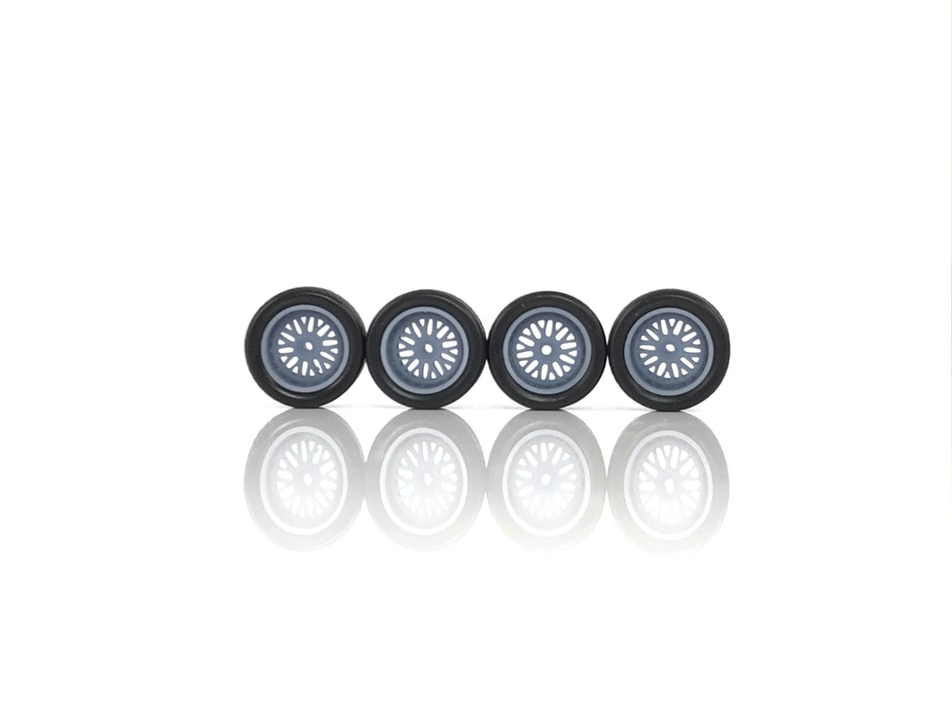 164 Lifestyle Customs - Shogun ( Mesh ) 'All Deep' - Wheel Set with Tires & Axles
