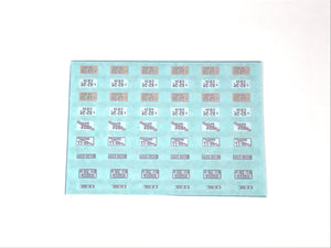 Japanese License Plates - JDM - Waterslide Decals